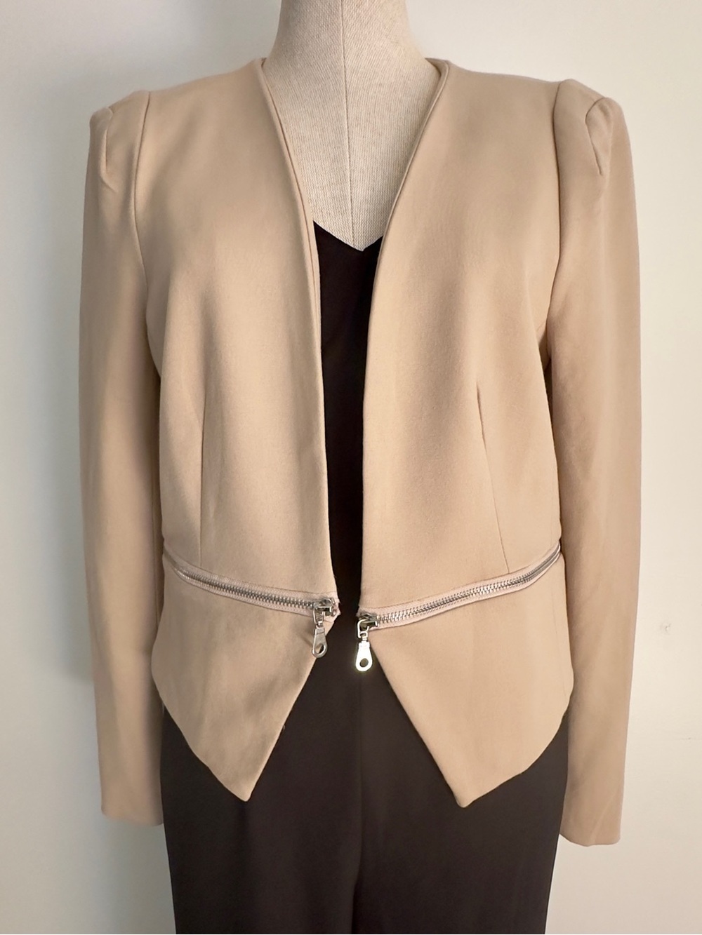 Philosophy Cropped Open -Front Blazer